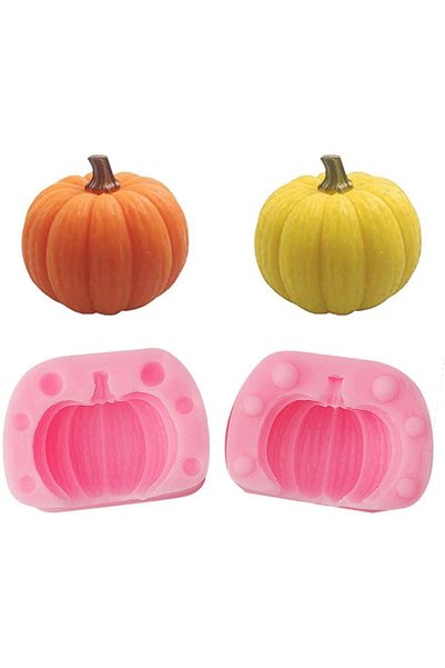 Noonedibs Mucegai din silicon de Halloween în formă de dovleac, antiaderent r...