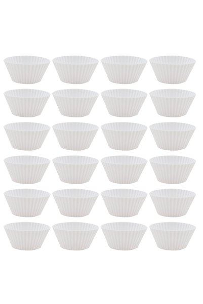 Noonedibs Tavă mini pentru brioșe din silicon, formă mică antiaderentă reutil...