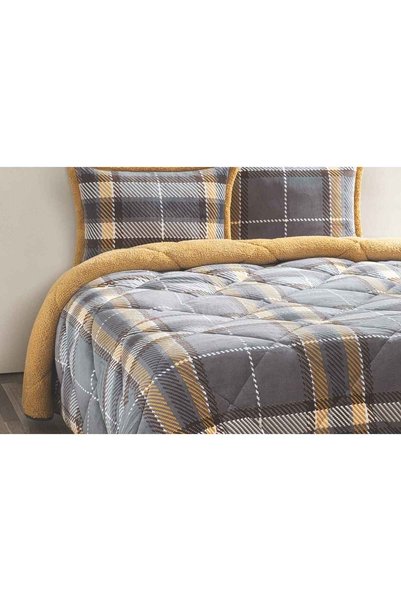 Merinos Duvet Set 220x240 Antonin Gray-Yellow