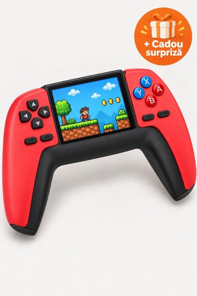 OferteTop Consolă de Jocuri Portabilă Retro cu 520 de Jocuri, Baterie Reîncăr...