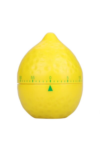 Noonedibs Cronometru mecanic de bucătărie, contoare manuale în formă de lămâi...