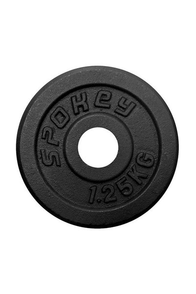 Spokey Δίσκος βάρους Sinis από χυτοσίδηρο, 1,25 kg, διάμετρος οπής 29 mm