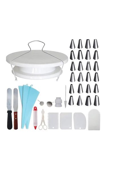 Noonedibs 106 buc kit de decorare tort multifuncțional, set platan pentru tor...