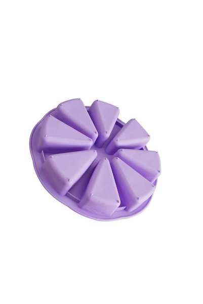Noonedibs cavități triunghi silicon porție tort mucegai felii aluat tavă pizz...
