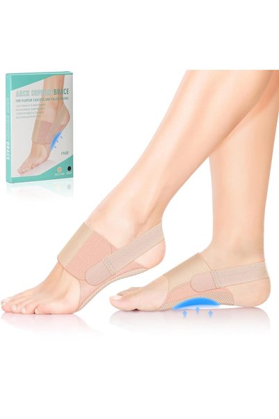 Generic Arch Support Braces, Adjustable Arch Support Bands for Feet, Upgraded...