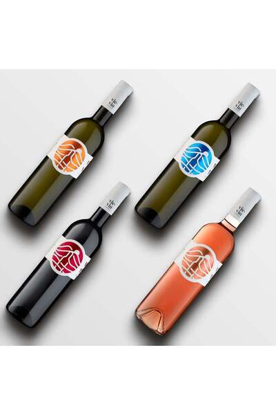 Vie-Vin Lechinta Tasting set of 4 wines Descoperă Lechința, white, rosé and r...