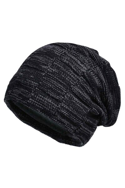 Noonedibs Pălărie casual pentru bărbați, pălărie de iarnă, pălărie cool pentr...
