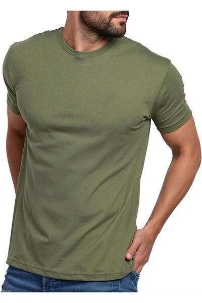 Generic Mens T Shirt - Short Sleeve Crew Neck Soft Fitted Tees S - 4XL Fresh ...