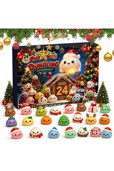Generic Brand Squishy Advent Calendar 2026, Squishy Dumpling, 24 Surprises, 2...