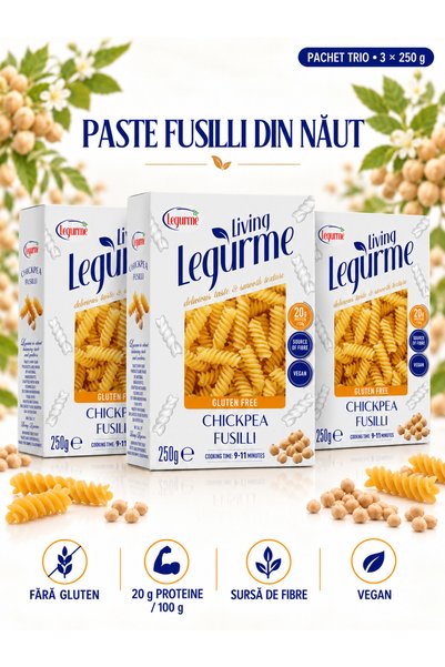 Legurme Паста Фузили din Naut 250 г X3