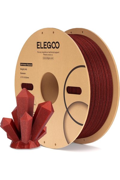 Generic PLA Filament 1.75mm Sparkle Red 1KG