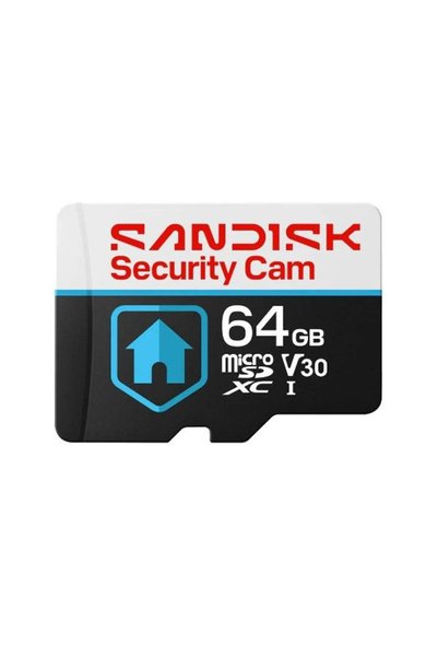 SanDisk Security Cam 64GB 100/40MB/s microSDXC V30 Security Camera Memory Car...