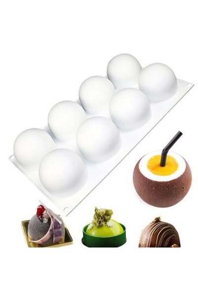 Noonedibs Forma silicon semisferică, forma silicon pentru copt, forma rotundă...