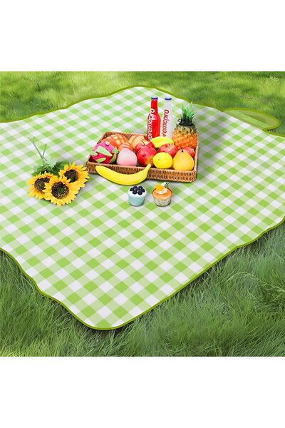 Generic Brand Κουβέρτα πικνίκ 300 * 200CM, Τραπεζομάντηλο πικνίκ, Χαλάκι πικν...