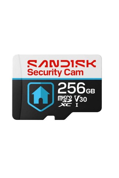 SanDisk Security Cam 256GB 100/40MB/s microSDXC V30 Security Camera Memory Ca...