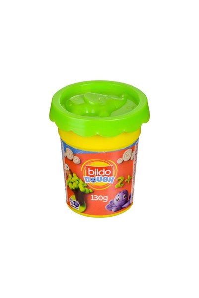 Jumbo Bildo DOH Plastilina Verde in Pahar cu Capac Forma Model Animal 130g