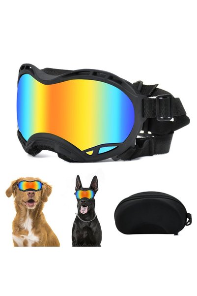 Generic Brand Ochelari de soare pentru câini, ochelari de protecție pentru oc...