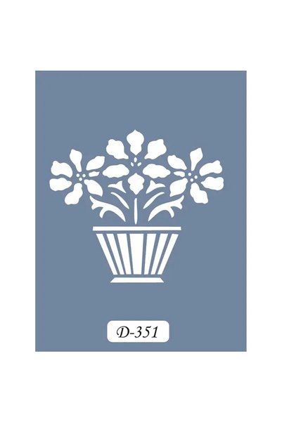 Cadence Boya D351، قالب تصميم على شكل زهرة، سلسلة D، مقاس 15 × 20 سم.