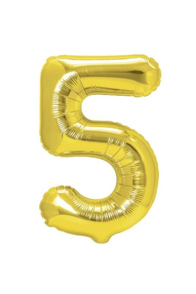 DAMUR Balon metalizat inovator, figurină număr, tematică aniversară 40 cm, am...