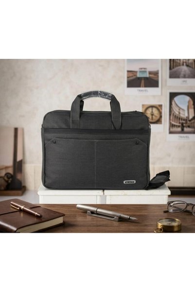 Generic Multi-Pocket Business Laptop Bag - Lightweight & Durable - No Brand