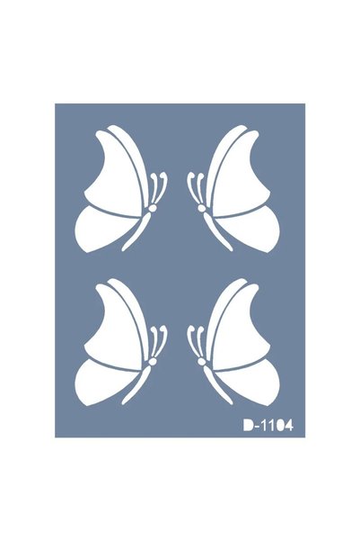 Cadence Boya D1104 Butterfly Model D Series Stencil 15x20 cm