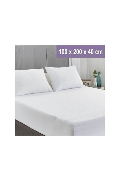Jumbo Cearceaf Impermeabil Alb 100x200x40cm