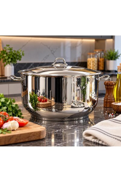 Schafer Held Gastro Stainless Steel Deep Pot 36 cm - 22 Liters TKEBT Single C...