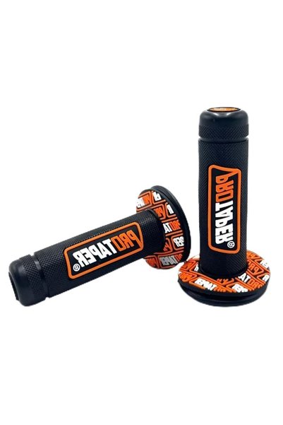 Generic Brand Μοτοκρός 125cc, 1 ζεύγος λαστιχένιες λαβές 22/24mm Μαύρες/Πορτο...