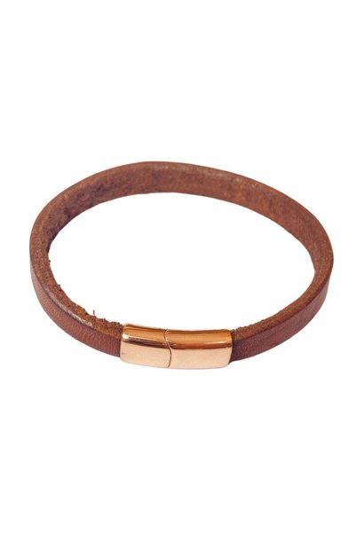 robert the artist Brățară din piele cu bandă simplă, personalizată