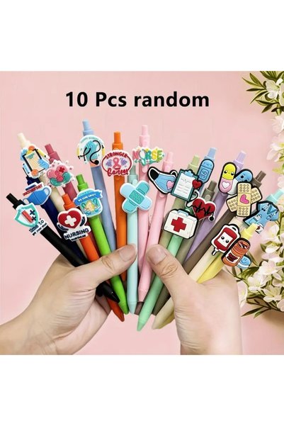 Choice 10pcs 10/20/40 Pcs Nurse Pens, Funny Work Doctor Nurse Accessories, Ge...