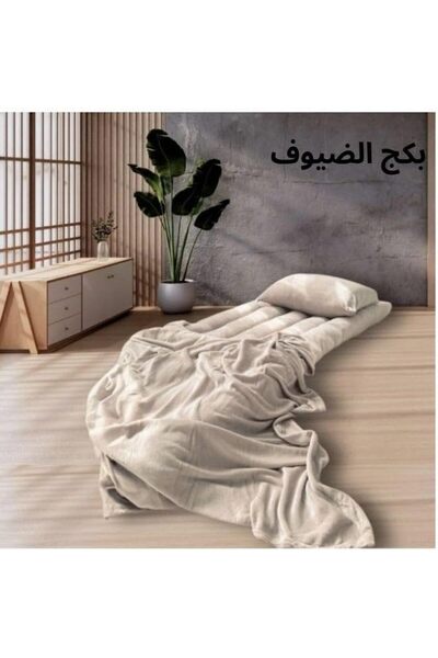 Generic طقم نوم للضيوف 4 في 1 مع فرشة ووسادة وبطانية خفيفة الوزن وحقيبة تخزين...