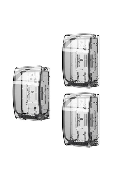 DAMUR Set 3 x Universal Waterproof Enclosure, Watertight Outdoor Box, Protect...