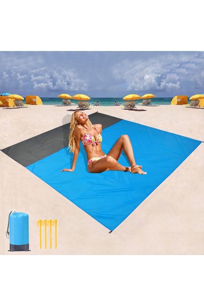 Generic Brand Αδιάβροχο Χαλάκι Παραλίας 210 x 200 εκ., Φορητή Κουβέρτα Παραλί...