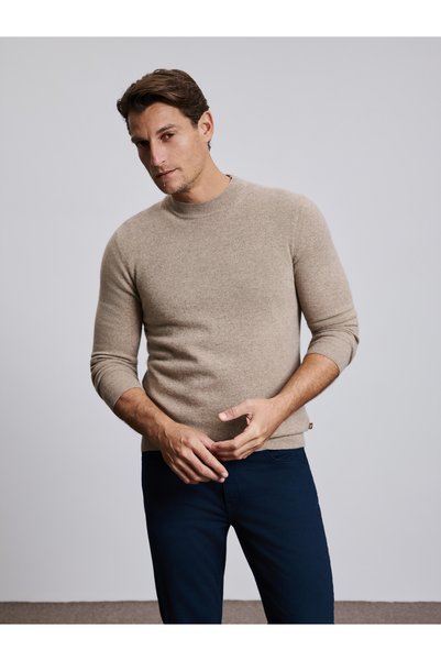 Cacharel Camel Slim Fit Sweater 50331171-VR015