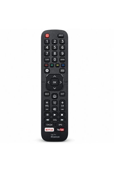 BURAQ Hisense Smart TV Remote Control with Netflix and YouTube Buttons