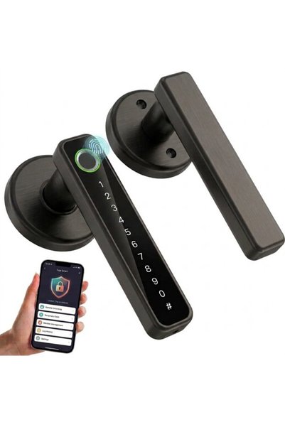 Generic Brand Încuietoare Inteligentă Wireless, 5 Moduri de Acces, , PIN, Car...
