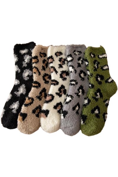 Generic Brand Socks - 5 Pairs - Warm Women's Socks - Thick Socks - Cute Polka...