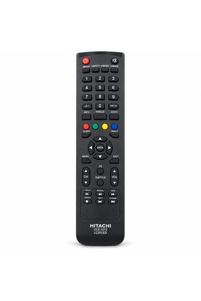 BURAQ Hitachi CLE-1012 LCD/LED TV Remote Control - Black