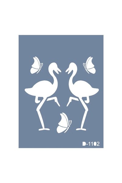 Cadence Boya D1102 Flamingo Model D Series Stencil 15x20 cm