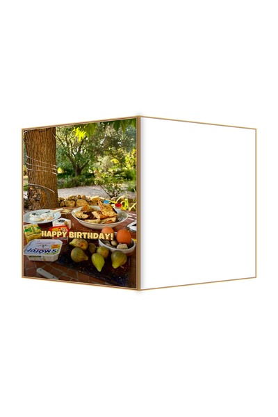 OEM Felicitare Aniversare Unt Proaspat de Smochine, Design Unic, 13.3x19.4cm ...