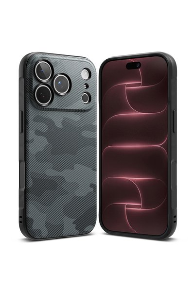 Ringke - Onyx - iPhone 18 Pro / iPhone 17 Pro - Μαύρο Καμουφλάζ