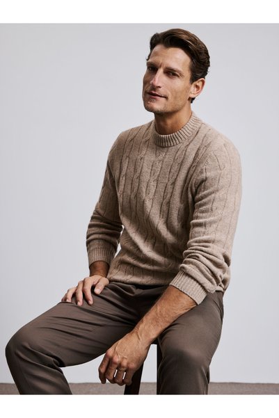 Cacharel Taupe Color Regular Fit Sweater 50331597-VR052