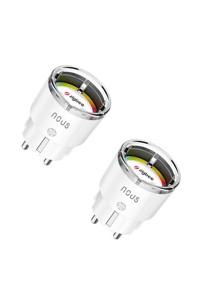 DAMUR Set of 2 Smart WiFi Sockets A1Z, 16A - Zigbee 3.0, Energy Monitoring, W...