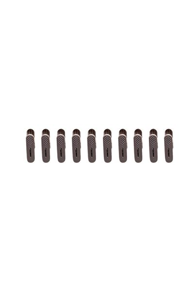 DAMUR Set of 10 Clothes Clips, Innovation, for Trousers, Attachable to Hanger...