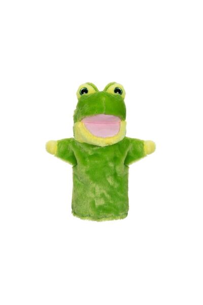 Jumbo Figurina din Plus Broscuta Verde pentru Teatru de Papusi 28cm