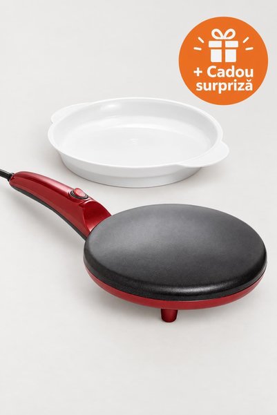 OferteTop Aparat de Clătite Electric, Tigaie Portabilă prin Scufundare, Antia...
