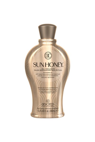 Devoted Creations Loțiune pentru solarium Sun Honey, Optimizator pentru inten...