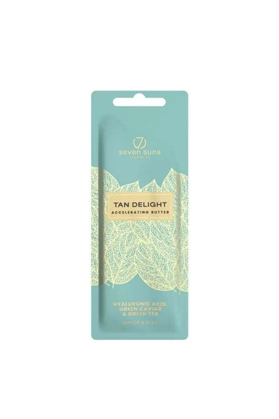 7suns Accelerator de bronz Tan Delight cu acid hialuronic, ceai verde și cavi...