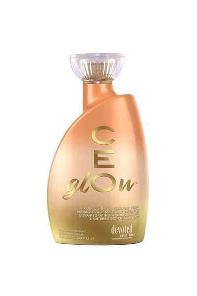 Devoted Creations Cremă pentru solariu CE Glow, Ser bronzant auriu pentru bro...