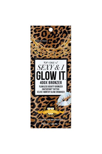 Tan Asz U Cremă pentru solar Double Shot Sexy & I Glow It 400X, bronz impecab...